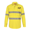 Picture of Unisex Hi-Vis Cool Breeze Closed Front Long Sleeve Shirt