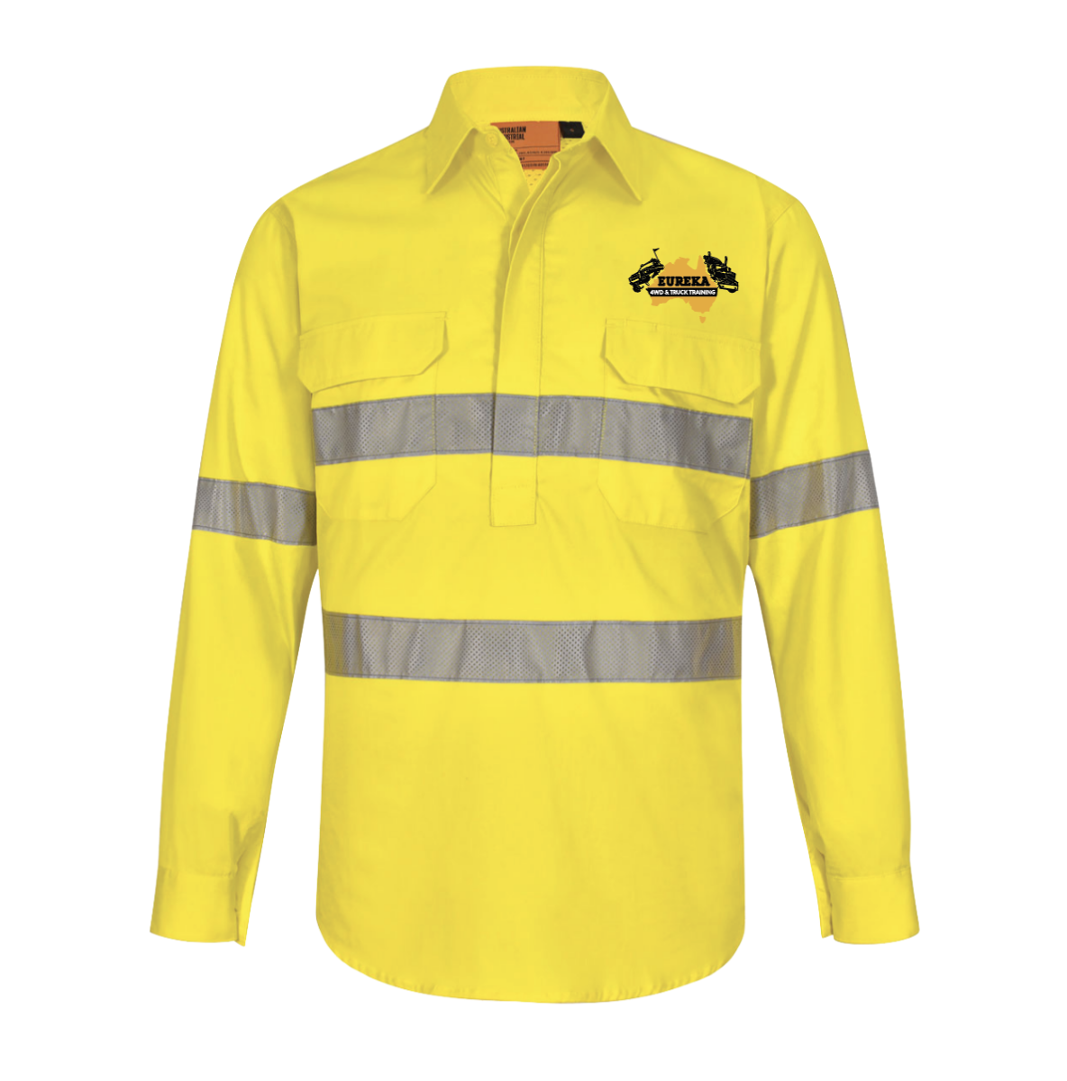 Picture of Unisex Hi-Vis Cool Breeze Closed Front Long Sleeve Shirt