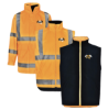Picture of Unisex VIC Rail Hi Vis 3 in 1 Safety Jacket and Vest