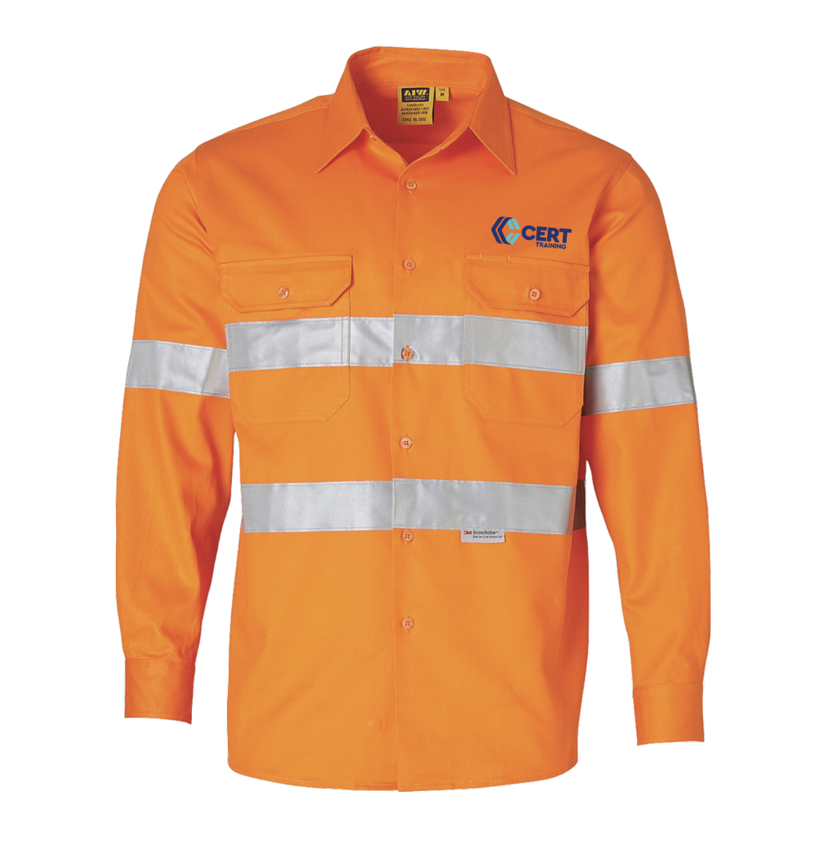 Picture of Unisex Cotton Drill Safety Shirt