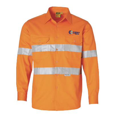 Picture of Unisex Cotton Drill Safety Shirt