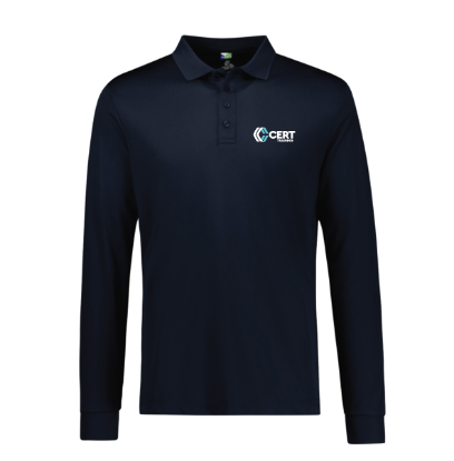 Picture of Men's Action Long Sleeve Polo Shirt